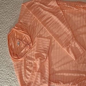 Maurices in motion athletic top plus size 3X orange sherbert color
